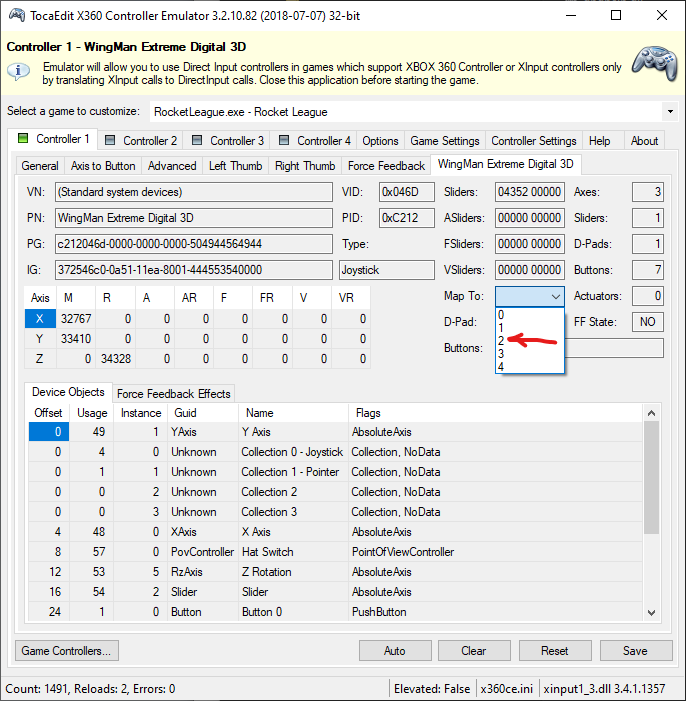 tocaedit xbox 360 controller emulator tutorial